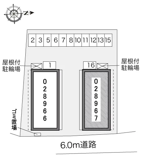 ★手数料０円★八尾市恩智北町　月極駐車場（LP）